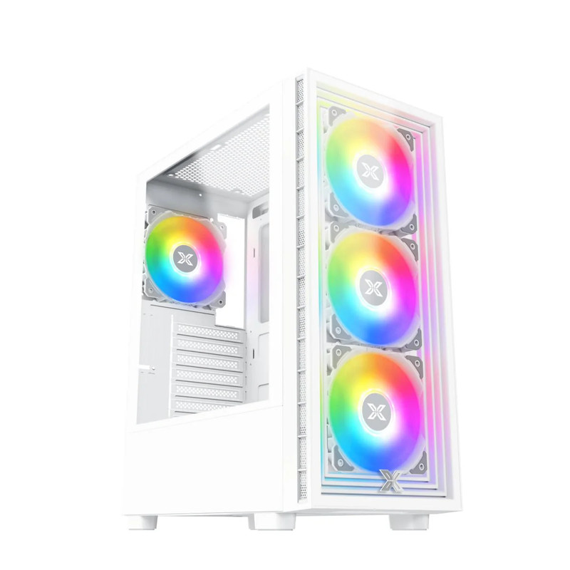 Xigmatek Phantom ATX Mid Tower Case - Arctic - صندوق